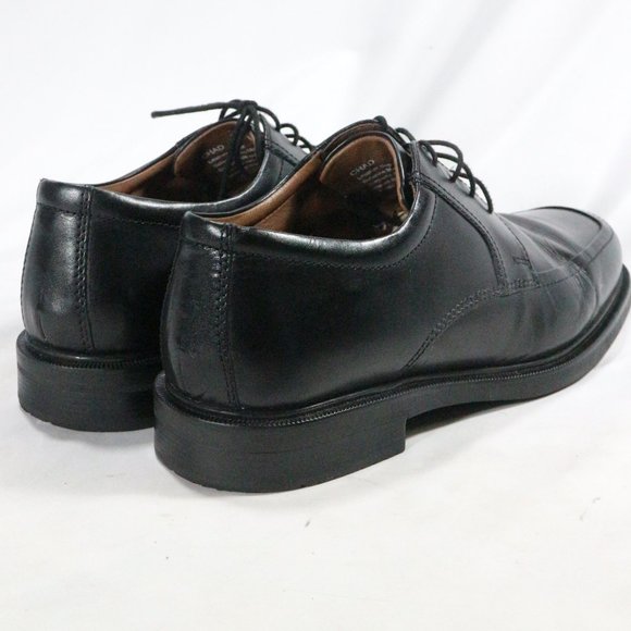 GEORGE Chad Black leather Narrow Width Oxfords - Picture 7 of 12